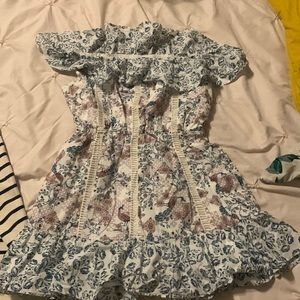 Tularosa Bahia off the shoulder dress